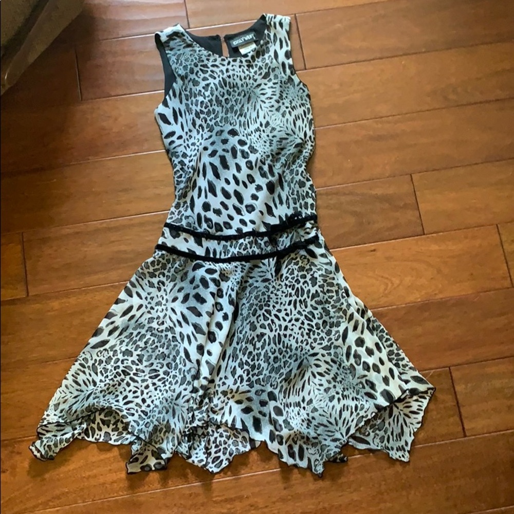 Emily West leopard print dress size 10